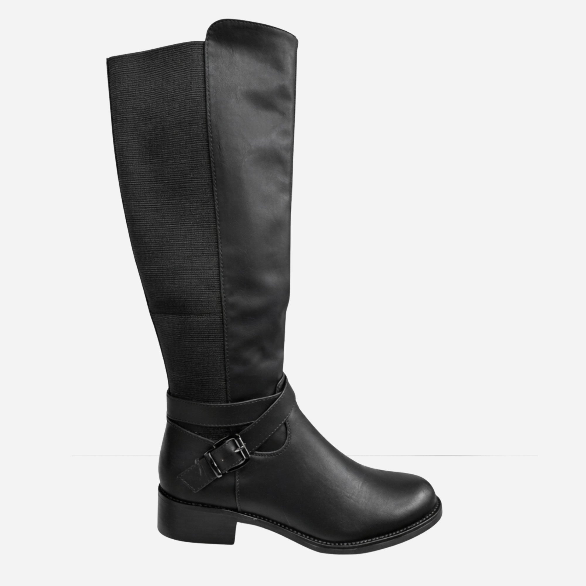 Bottes femme noires cavalières