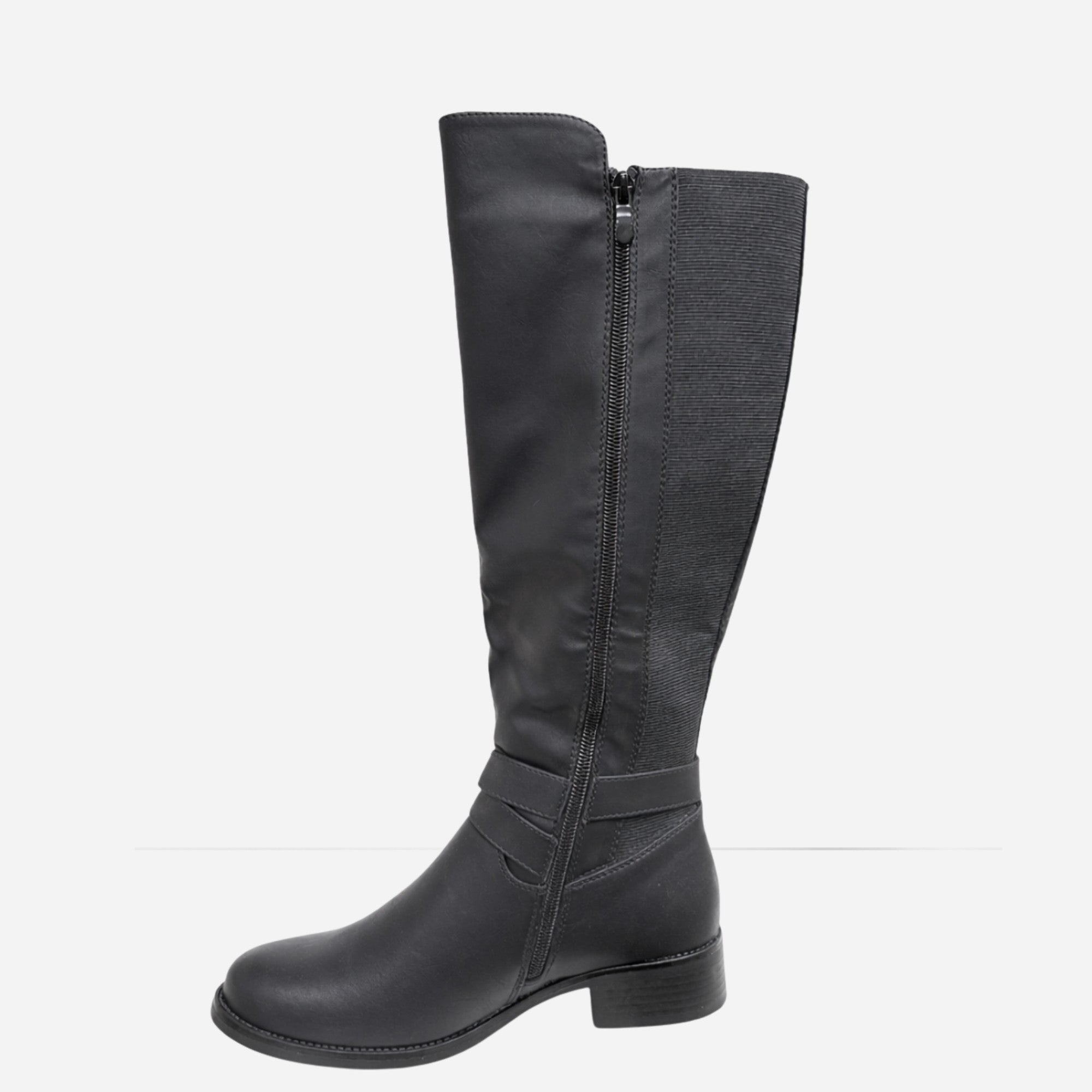 Bottes femme noires cavalières