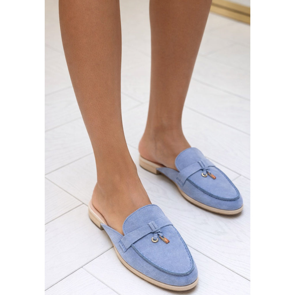 Mules bleu ciel