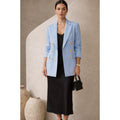 Veste blazer bleu clair