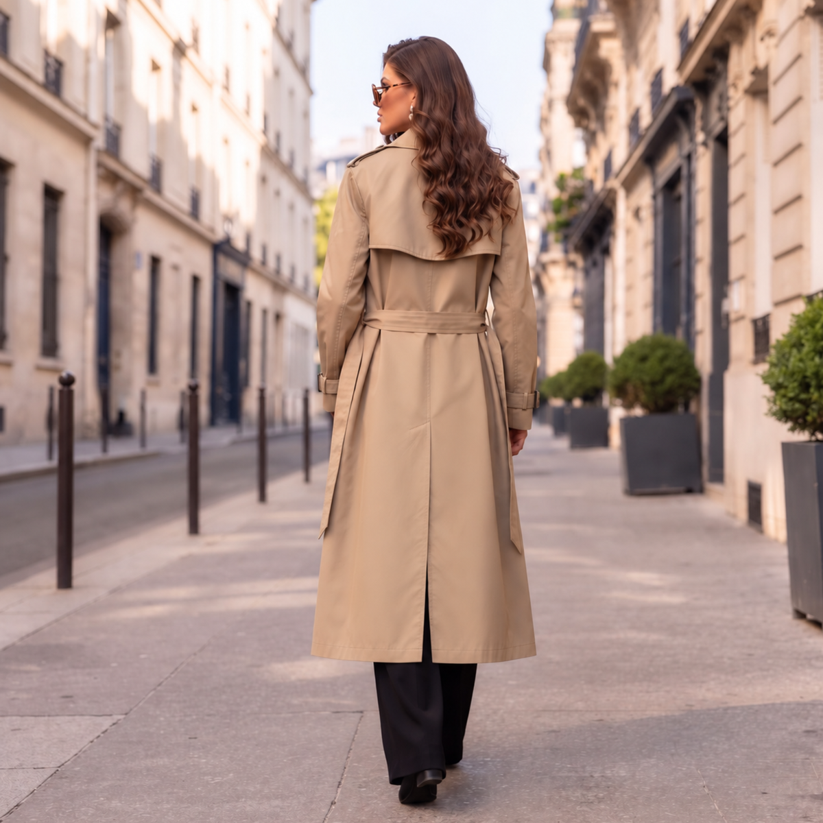 Trench long intemporel & tendance