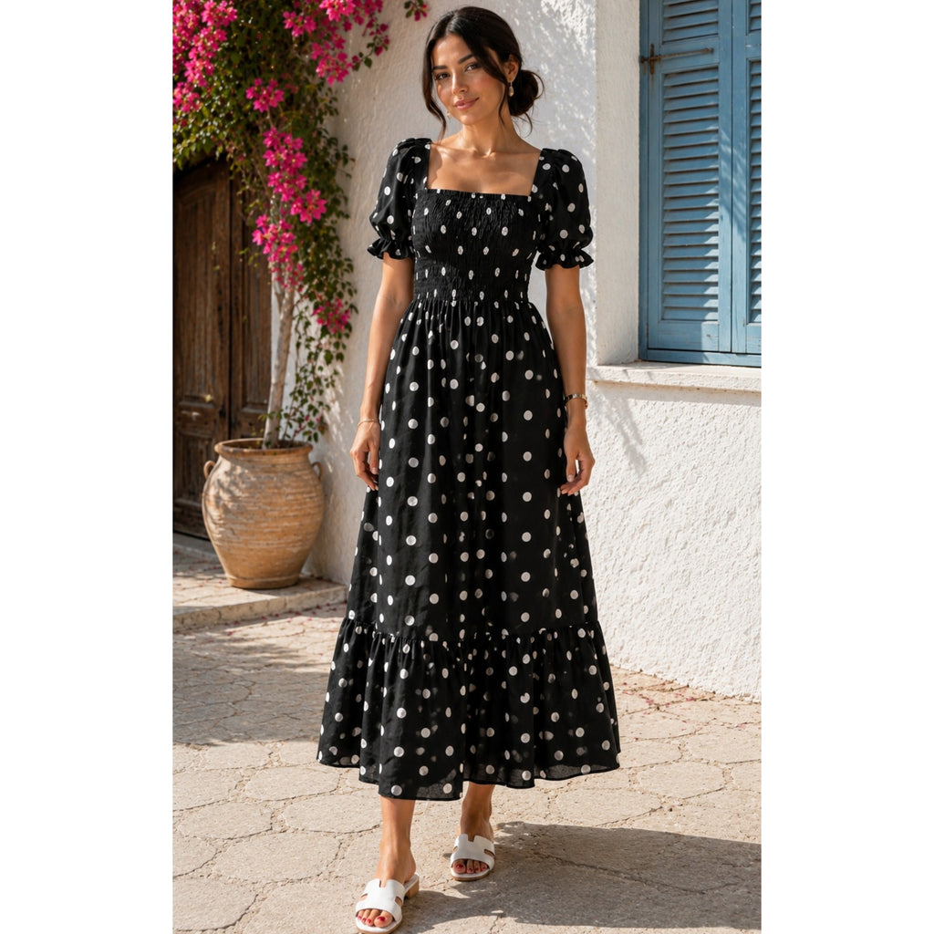 Robe à pois