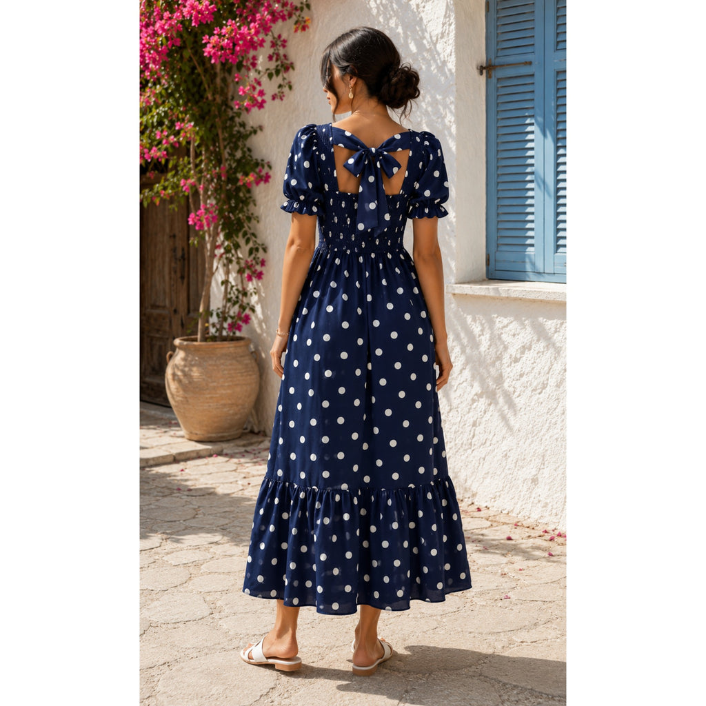 Robe à pois