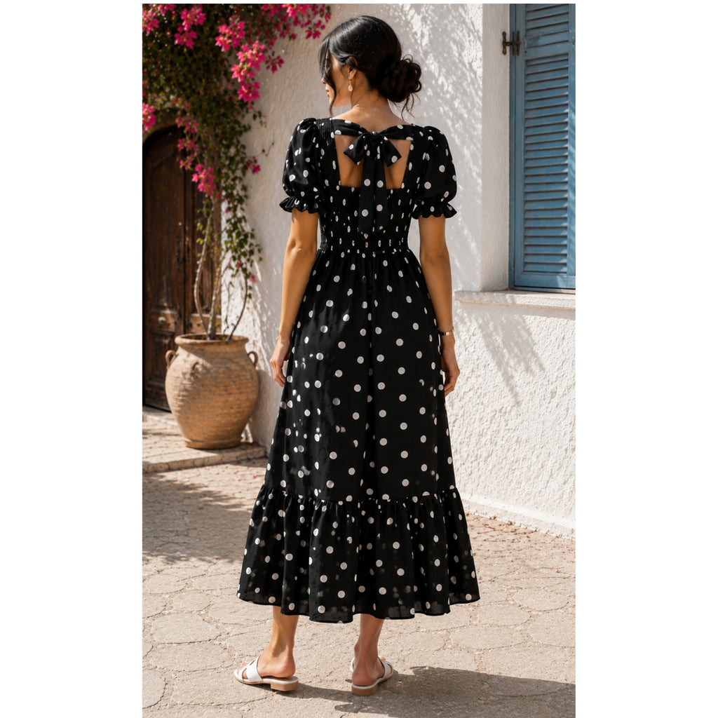 Robe à pois