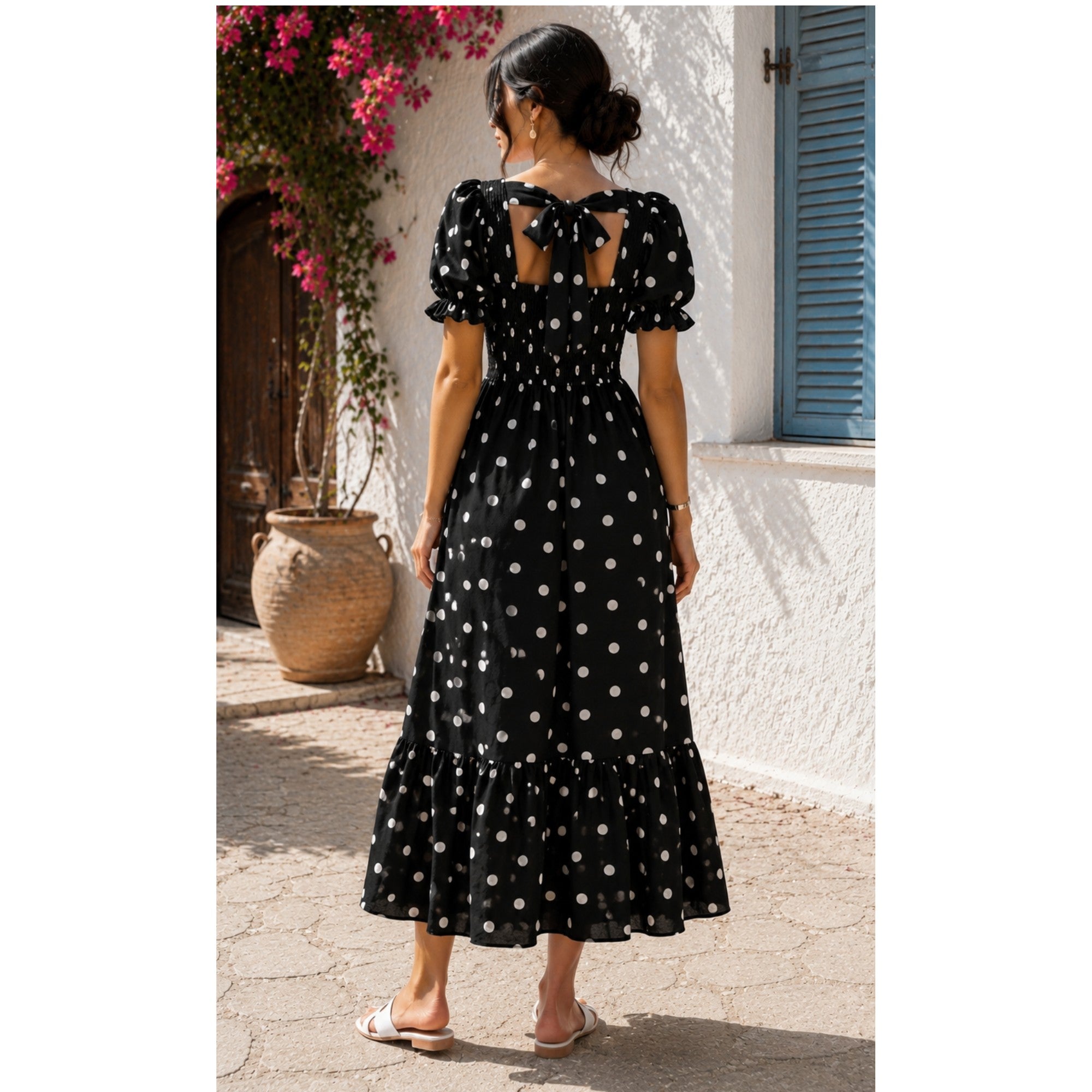 Robe à pois