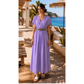 Robe longue & ceinture tressée