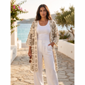 Gilet crochet long