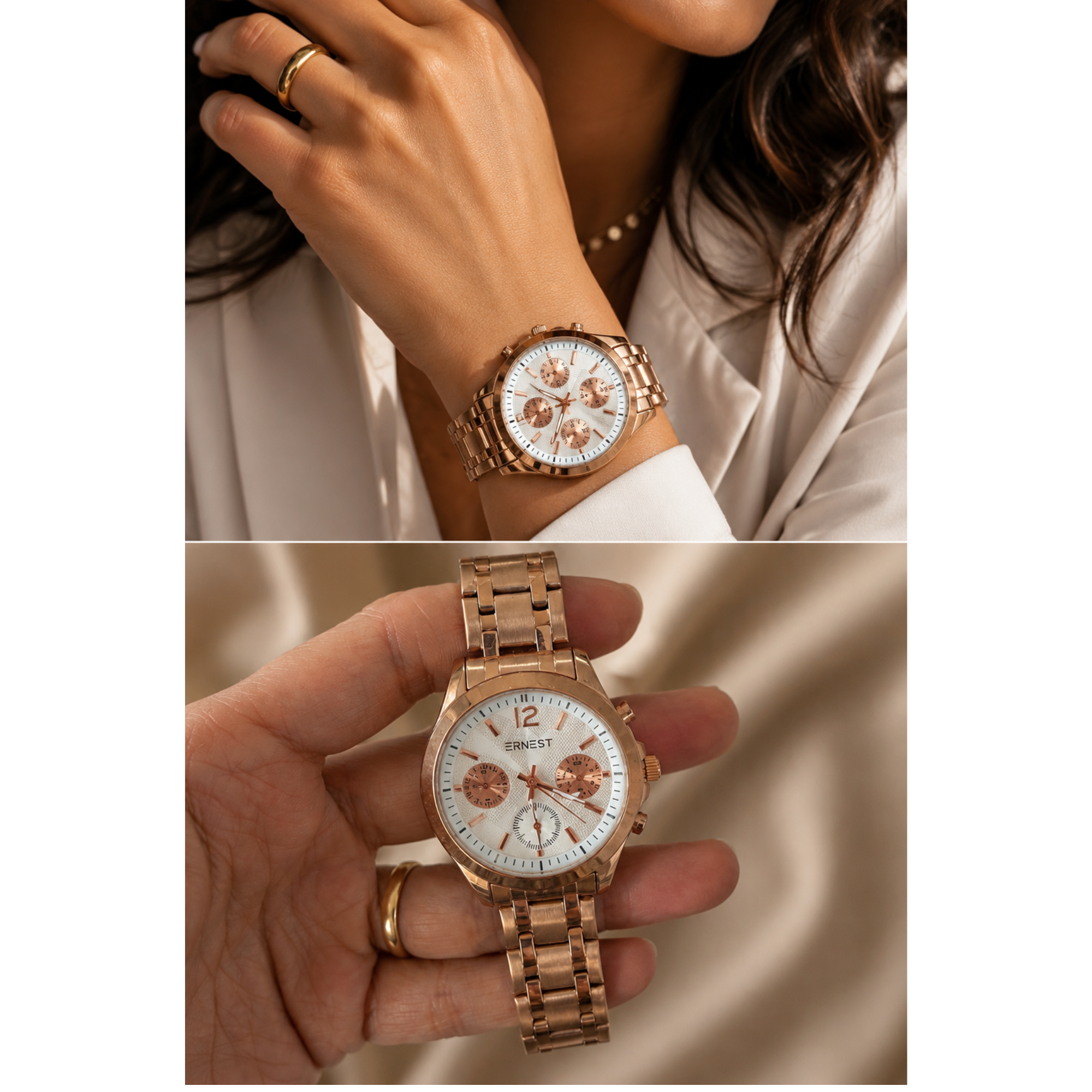 Montre rose gold
