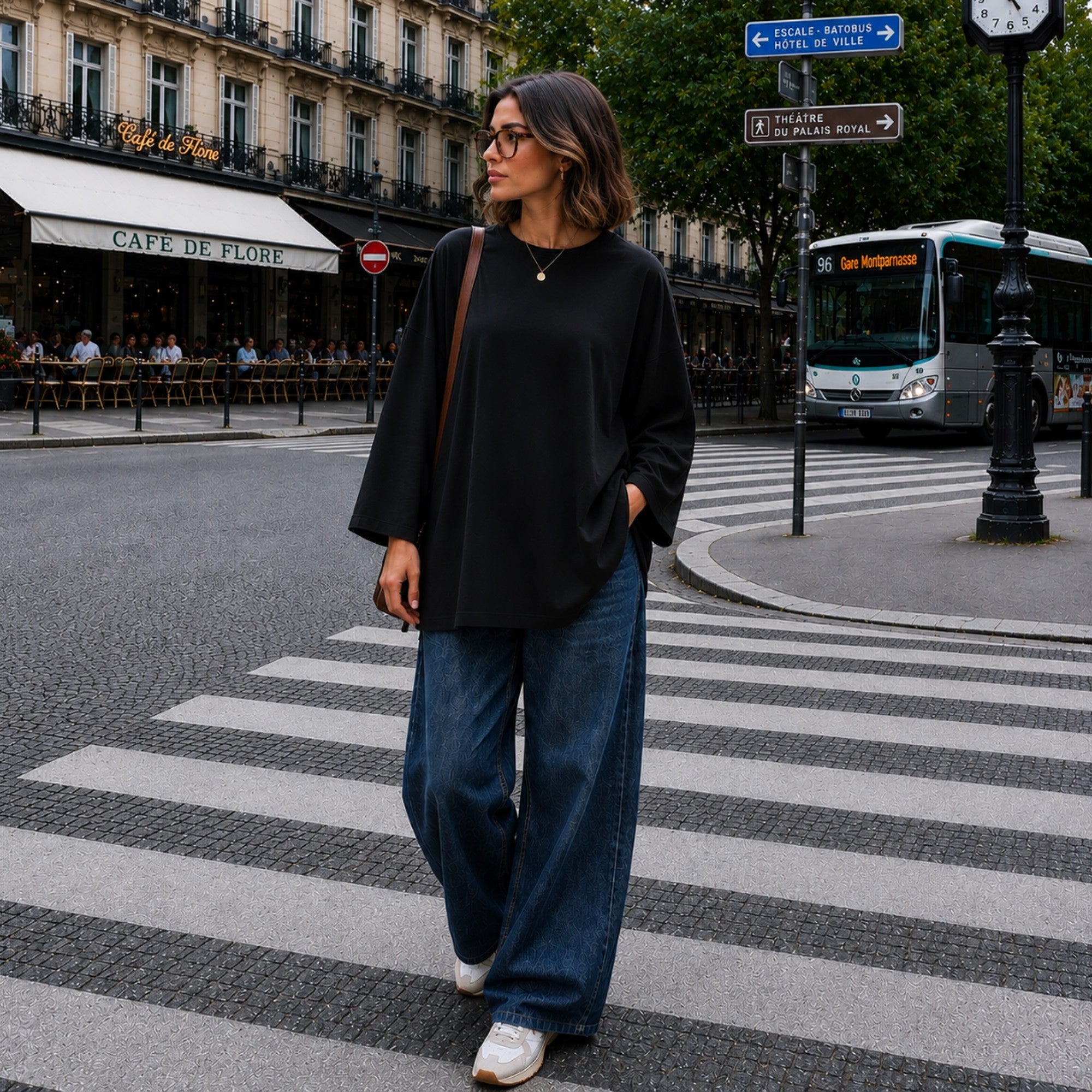 Tee shirt long oversize