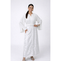 Ensemble jupe brocart blanc 3 pièces