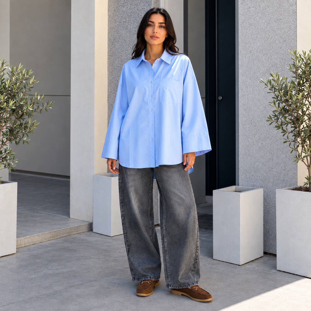 Chemise oversize ultra tendance