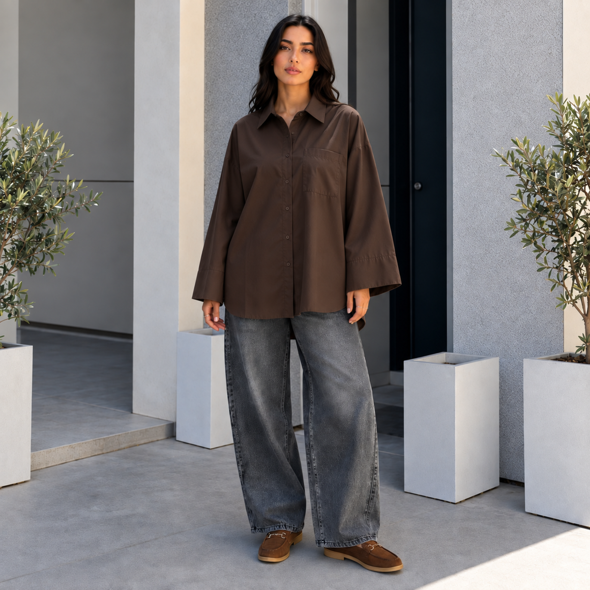 Chemise oversize ultra tendance