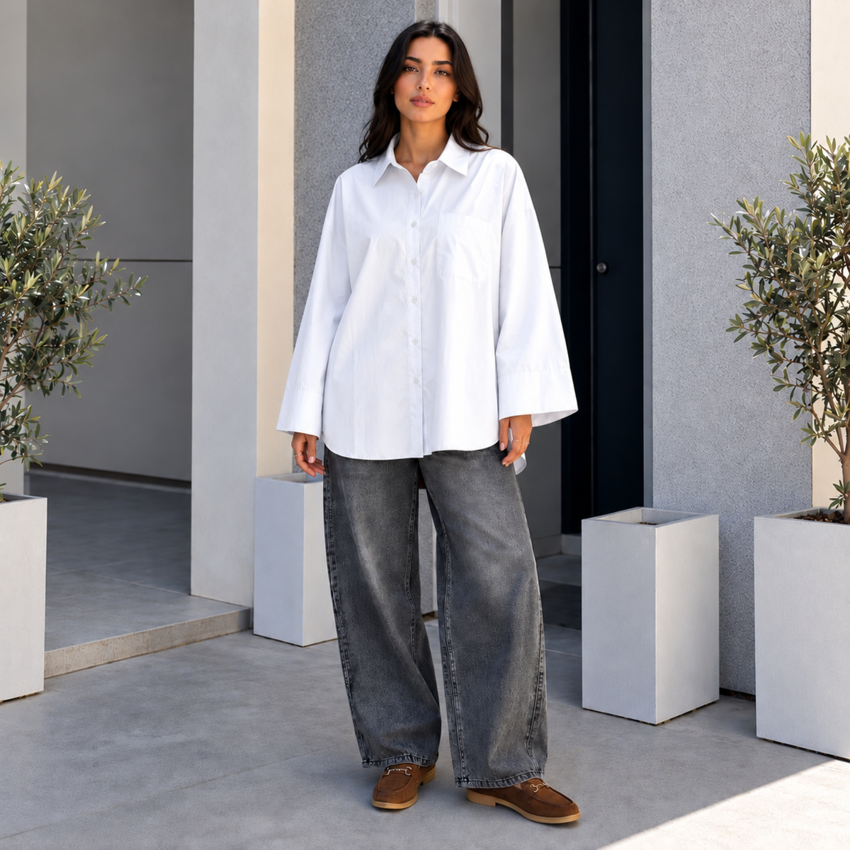Chemise oversize ultra tendance