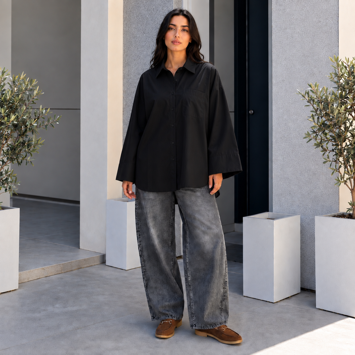 Chemise oversize ultra tendance
