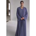 Ensemble kimono bicolore 2 pièces lilas