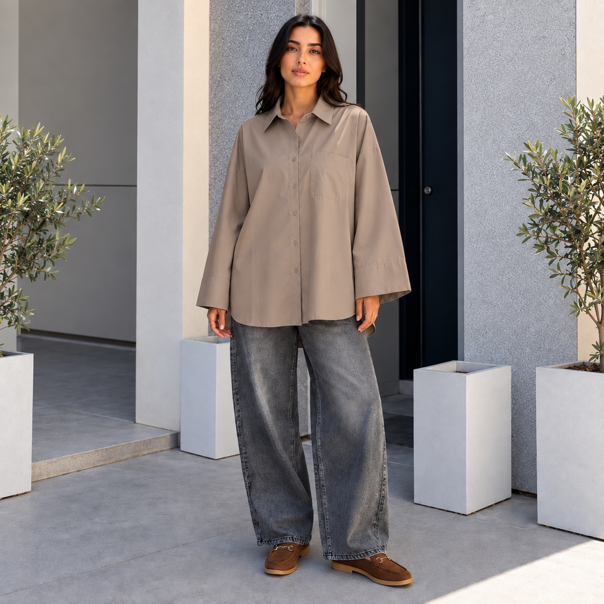 Chemise oversize ultra tendance