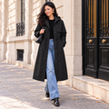 Parka longue femme noire doublée déperlante à capuche – La Baraka