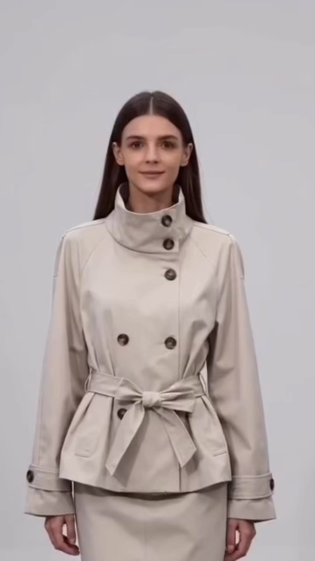 Trench court beige